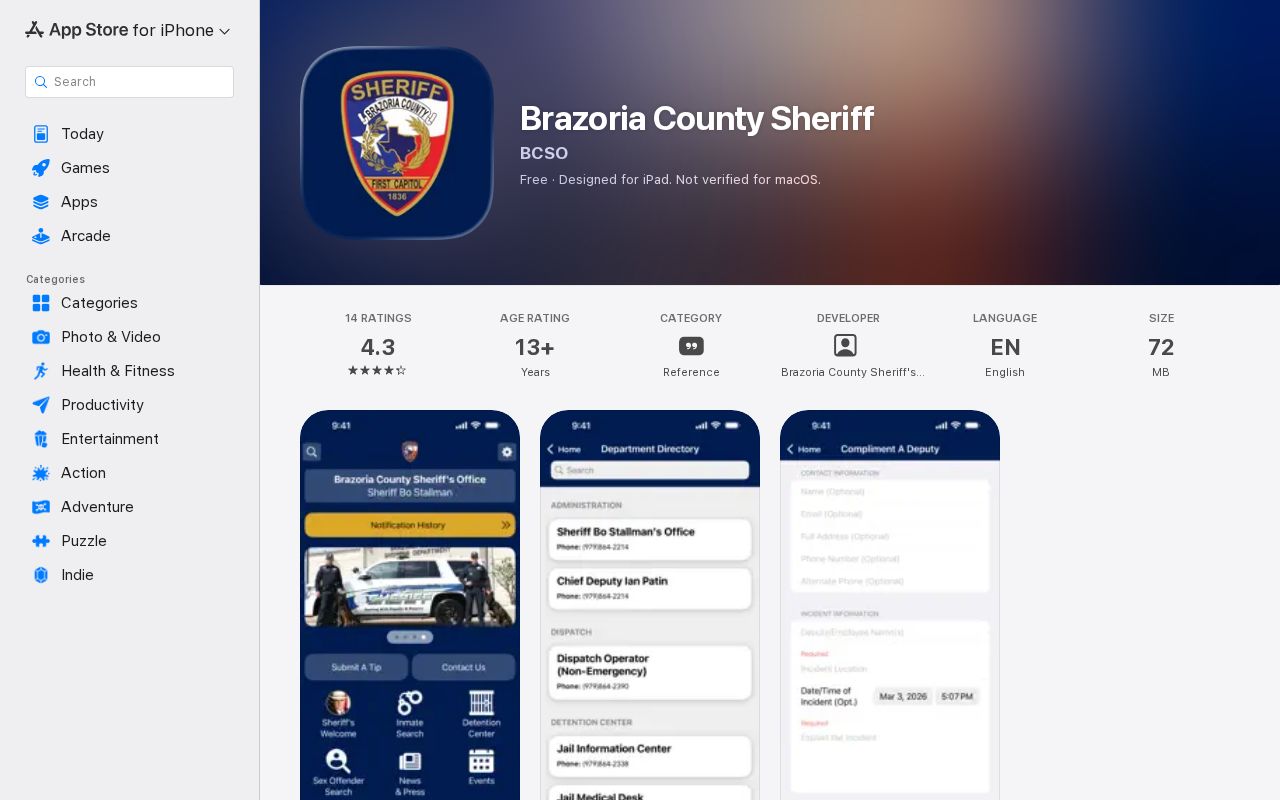 Brazoria County Sheriff app released inmate mugshot feature limits